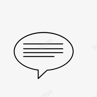 黄红对话框消息气泡漫画对话框图标图标