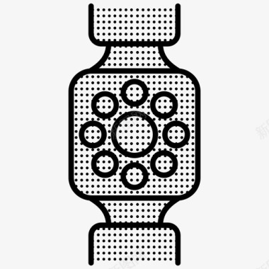 手表图标智能手表手表点图标图标