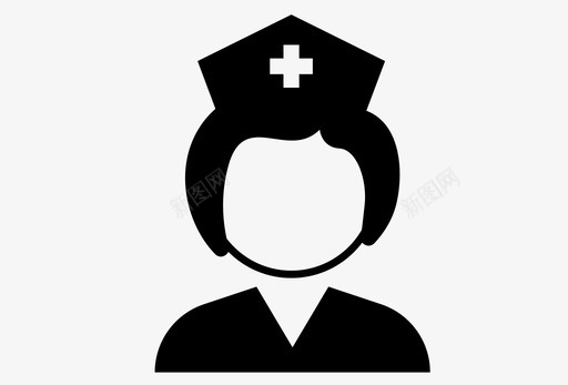 护士护士援助人员医生图标图标