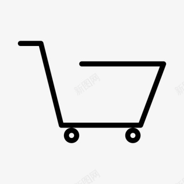 开心购物购物车购物篮商务图标图标