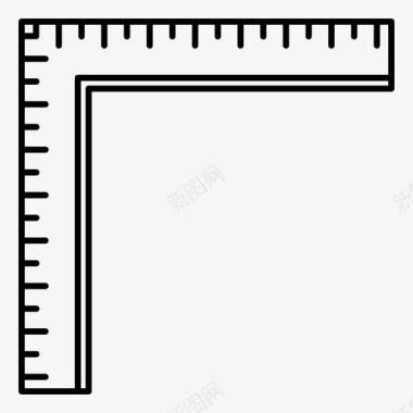 标尺角度测量图标图标