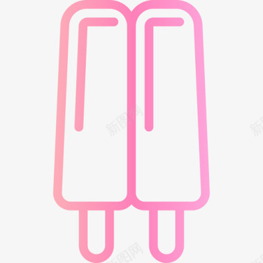 冰激凌冰淇淋19梯度图标图标