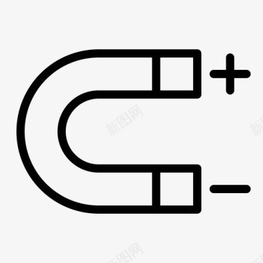 磁铁实验室物理图标图标