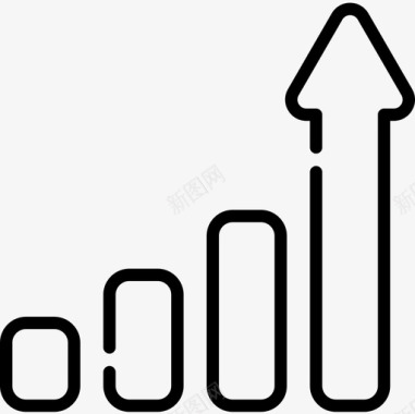 动力100成长动力23线性图标图标