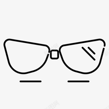 墨镜眼镜太阳镜图标图标