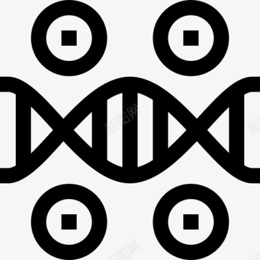 工程报价遗传学生物工程3线性图标图标