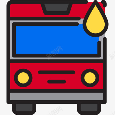 运输煤炭油运输110线性颜色图标图标