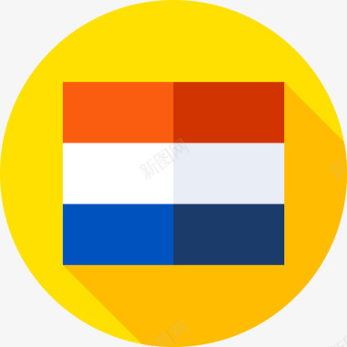 平坦荷兰荷兰13号平坦图标图标