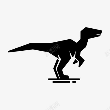 迅猛龙恐龙最佳恐龙雕文图标图标