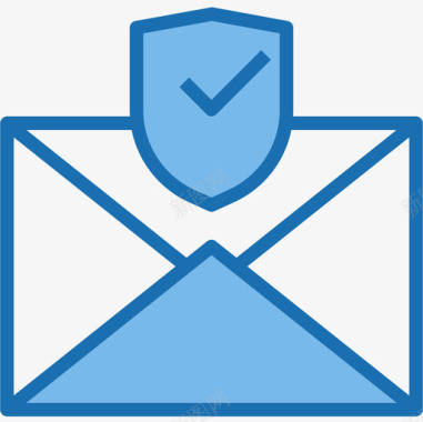 防护互联网安全42蓝色图标图标