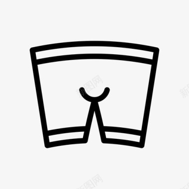 刻痕布料时尚图标图标