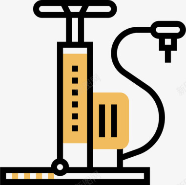 电动工具气泵气泵自行车17黄影图标图标