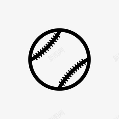 棒球装备乐趣图标图标