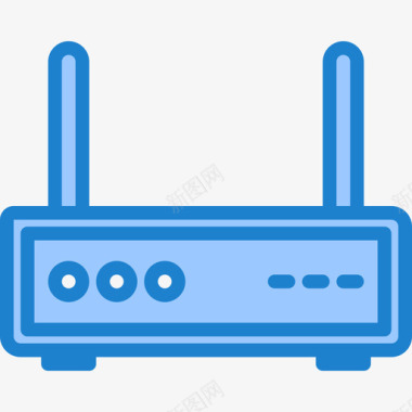 WIFI标贴Wifi设备17蓝色图标图标