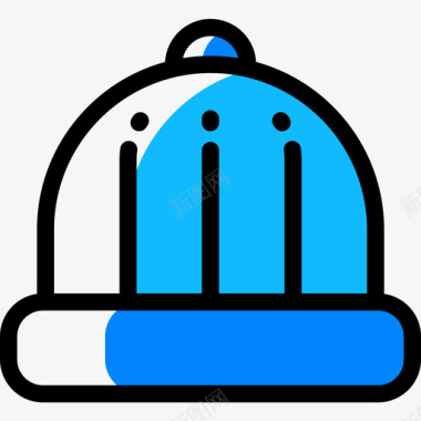 冬季帽子时髦13颜色省略图标图标