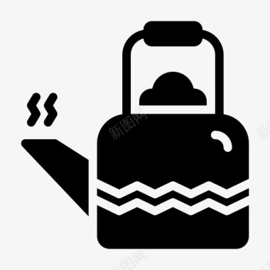 水壶饮料热图标图标