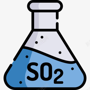 亚硫酸盐过敏3线性颜色图标图标