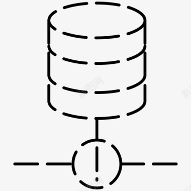 警告标志数据库错误警告web宿主虚线图标图标