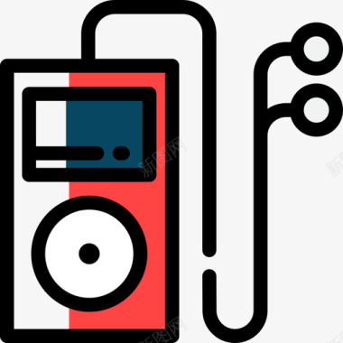 音乐播放器hipster13颜色省略图标图标