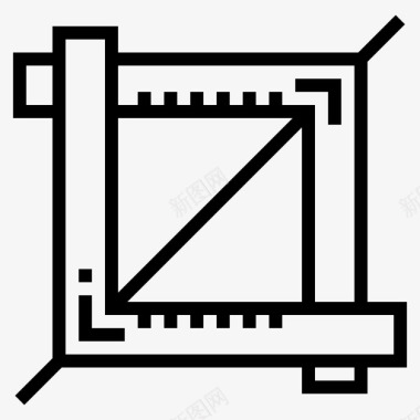 网页图标模板裁剪网页117线性图标图标