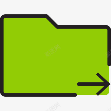 CC文件夹图标文件夹文件和文件夹11线性颜色图标图标