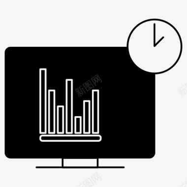屏幕海报分析监控演示图标图标