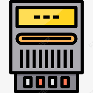 色病毒工业15线色电表图标图标