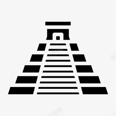 奇琴伊萨金字塔奇琴伊察金字塔地标图标图标