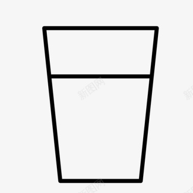 鲜榨果汁饮料杯子玻璃杯图标图标
