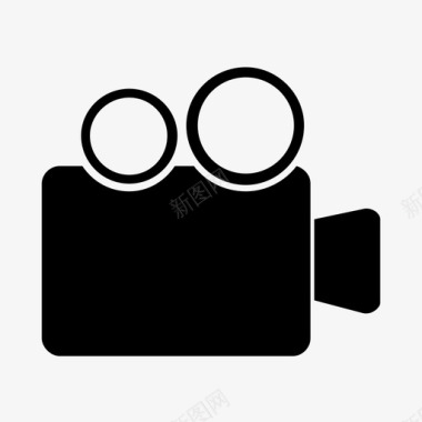 录音机照相机胶卷电影图标图标