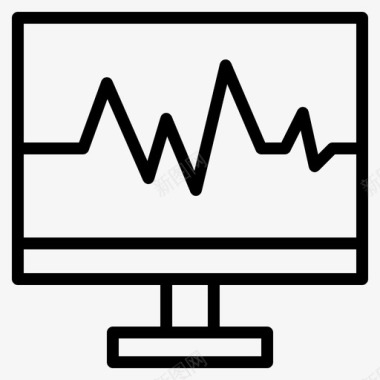 健康酒心电图治疗健康图标图标