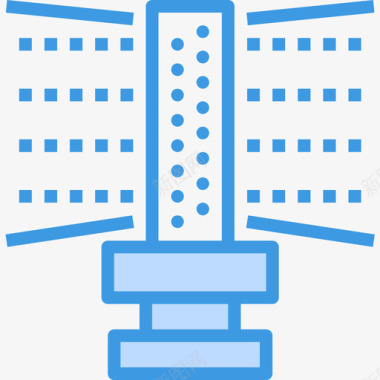 洒水器洒水器花园13蓝色图标图标