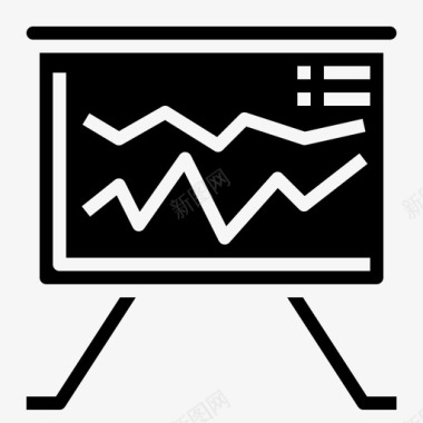 折线图折线图板图表图标图标