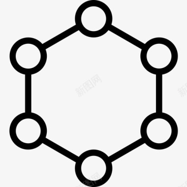 立方体的图表图表5线性图图标图标