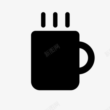 食品和餐厅咖啡饮料热饮图标图标