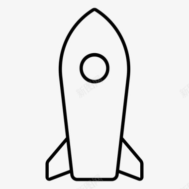 宇宙飞船火箭科学图标图标