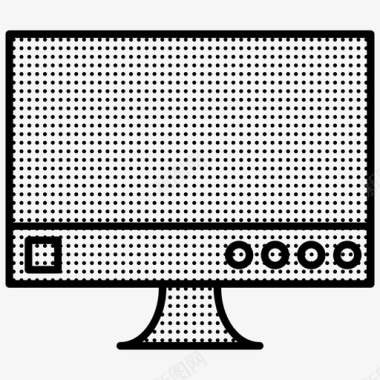 电脑屏幕电脑电脑点图标图标