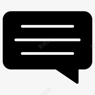 对话框消息气泡对话框图标图标