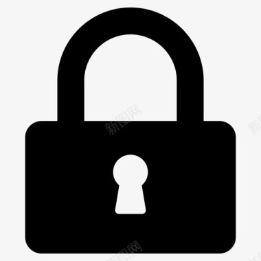 锁挂锁专用图标图标