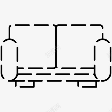 沙发素材库沙发家具座位图标图标