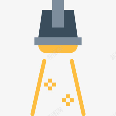 聚光灯35平杆图标图标