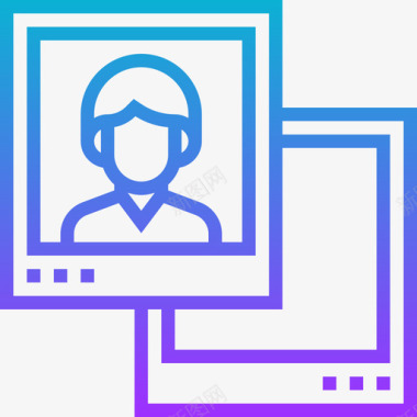 嫌犯9号警探梯度图标图标