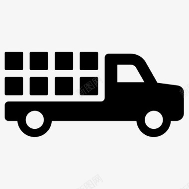 物流卡车货物物流商品图标图标