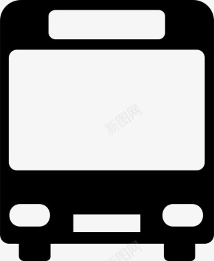 公共环境标识公共汽车公共汽车站交通图标图标