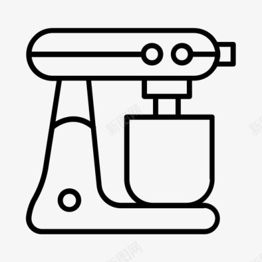 金属电器搅拌机家用电器搅拌机图标图标