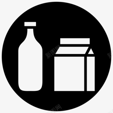 鲜榨果汁饮料瓶子罐头图标图标