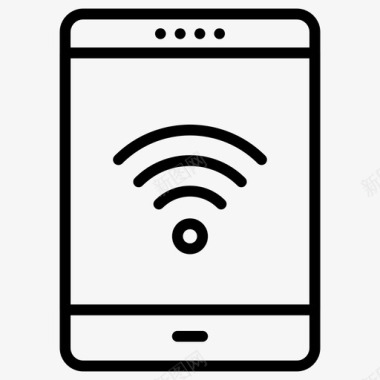 热点风向标wifi热点手机图标图标