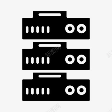 大数据网站大数据网站服务器和托管2字形图标图标