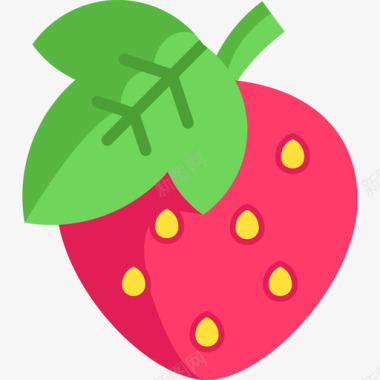 草莓草莓水果蔬菜13图标图标