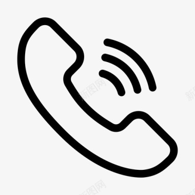电话通讯电话线图标图标